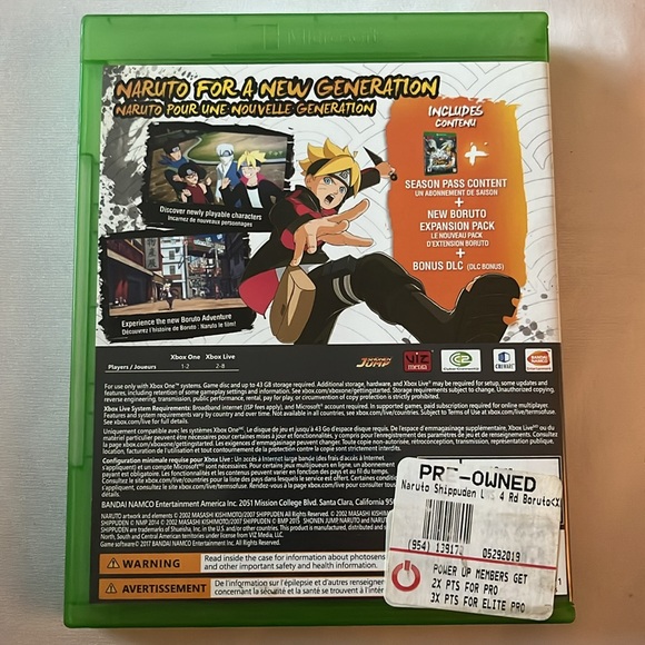 📀NARUTO SHIPPUDEN🥷ULTIMATE NINJA STORM 4 💿ROAD TO BORUTO💽XBOX 1️⃣ - Picture 4 of 5